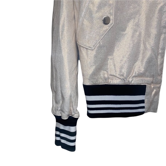 NWT Hudson Gene Rose Gold Bomber Jacket Size M - Picture 5 of 9